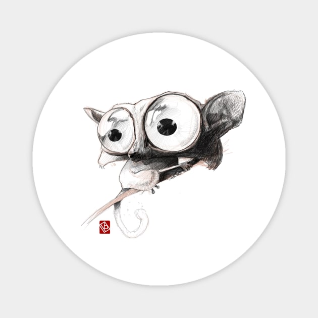 Sketchy Tarsier Magnet by Khasis